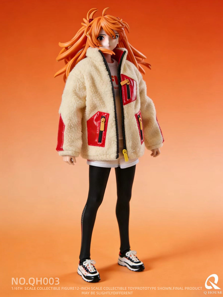 HiPlay Q HOUSE 1/6 アスカ NO.QH003 可動フィギュア 塗装済み 完成品 美少女