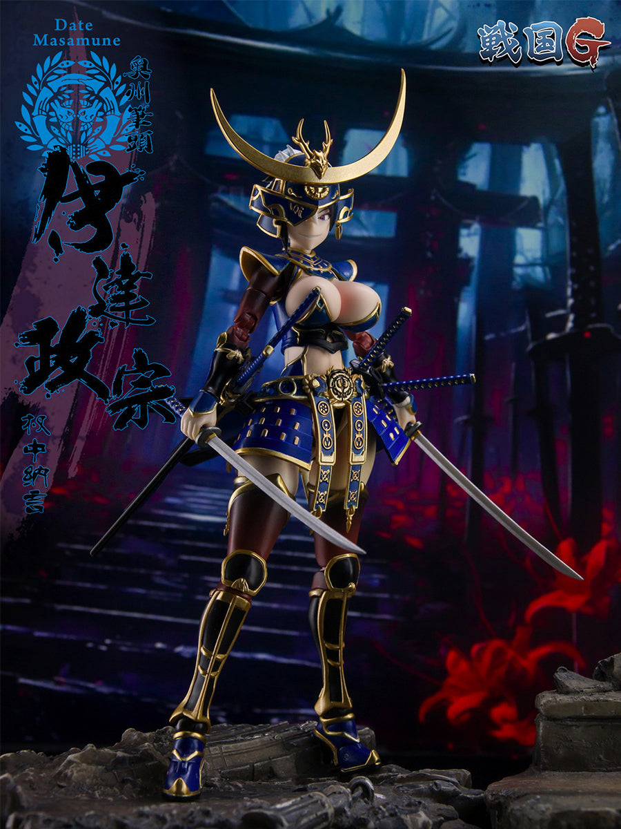 HiPlay 玩朝玩具 1/12 戦国Gシリーズ 伊達政宗 可動フィギュア 塗装済み 完成品 アクションフィギュア