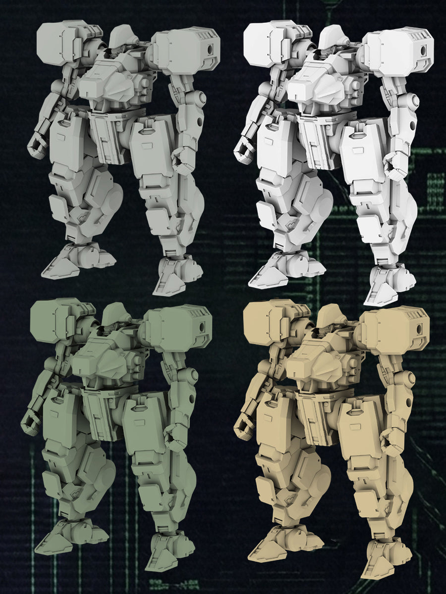 HiPlay Three zero 1/100 機甲戦線 ガシャポンモデル 第一弾 PARACRAX MER0466W0 色分け済みプラモデル 組み立てキット