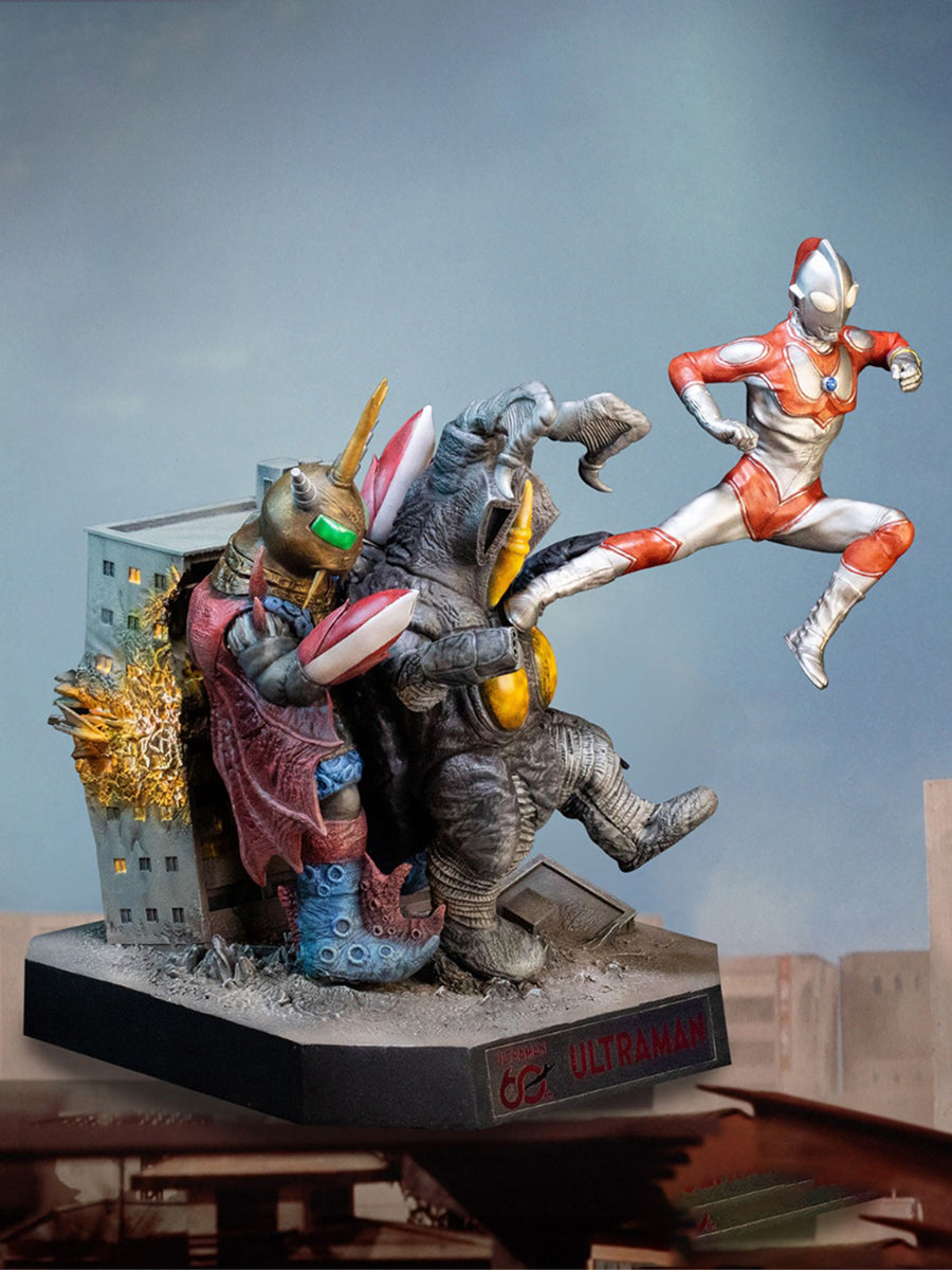 ウルトラマンジャック vs ゼットン二代目＆バット星人 バトルシーン