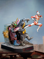 HiPlay Star Ace Toys 1/8 ウルトラマンジャック vs ゼットン二代目＆バット星人 バトルシーン ジオラマスタチュー ウルトラマン SA8067 塗装済み完成品フィギュア