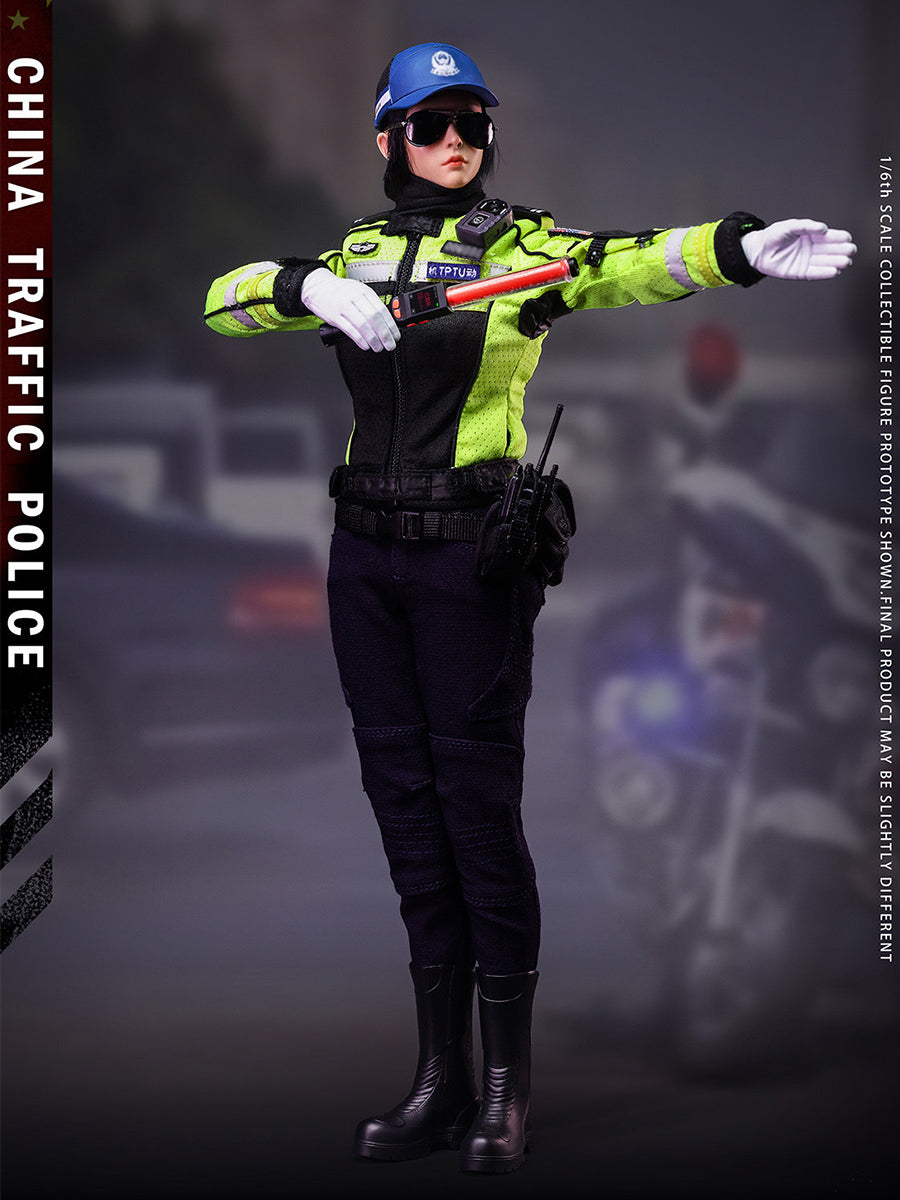 HiPlay FLAGSET 1/6 チャイナ・トラフィック・ポリス FS73055 可動フィギュア 塗装済み 完成品 アクションフィギュア