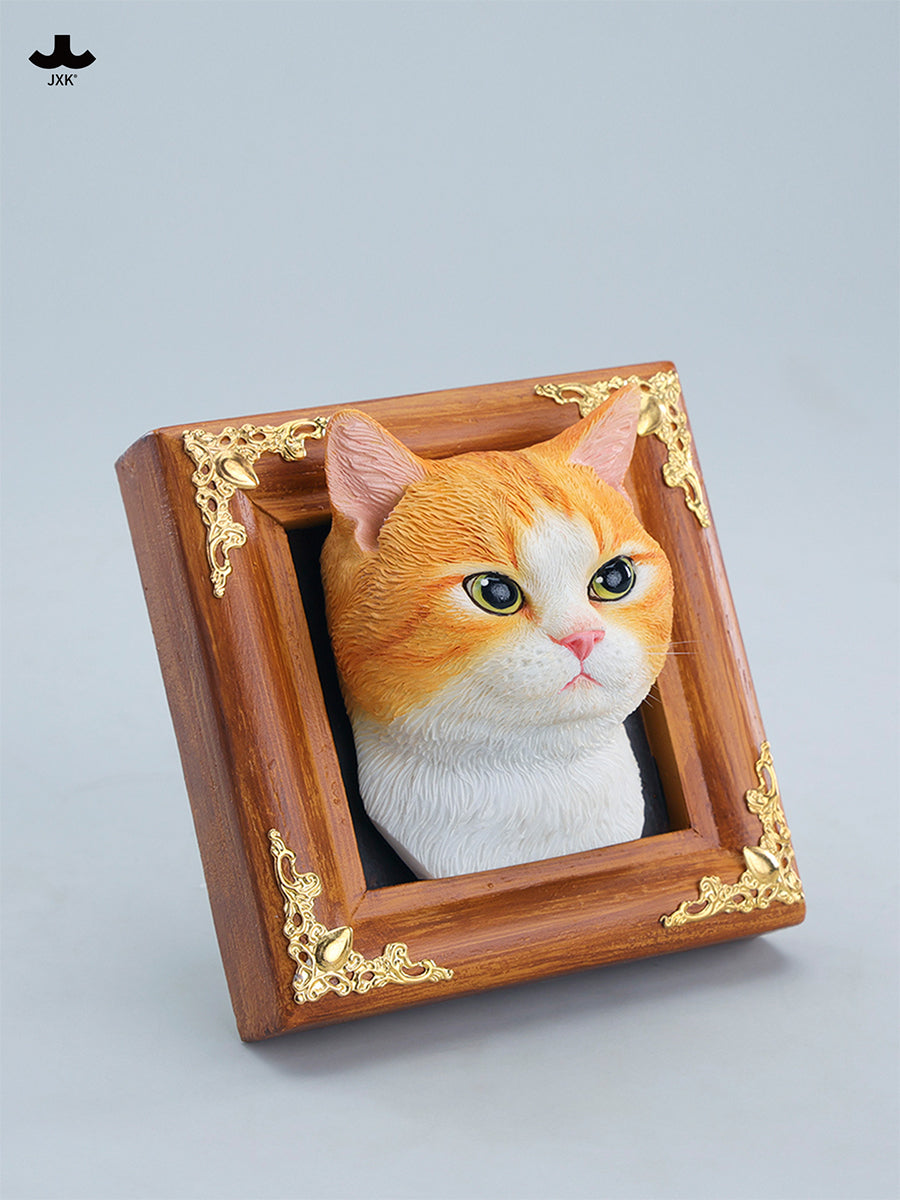 HiPlay JXK&small ニャンコ顔ミュージアム 温かい瞳の田園猫 塗装済み完成品フィギュア