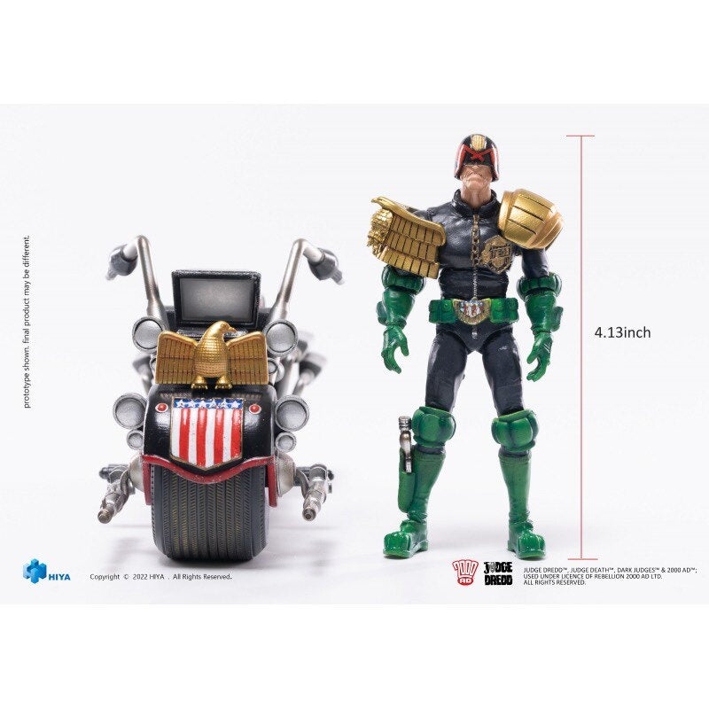 HIYATOYS 1/18 ジャッジ・ドレッド ジャッジ・ドレッド＆バイク セット キャラクター