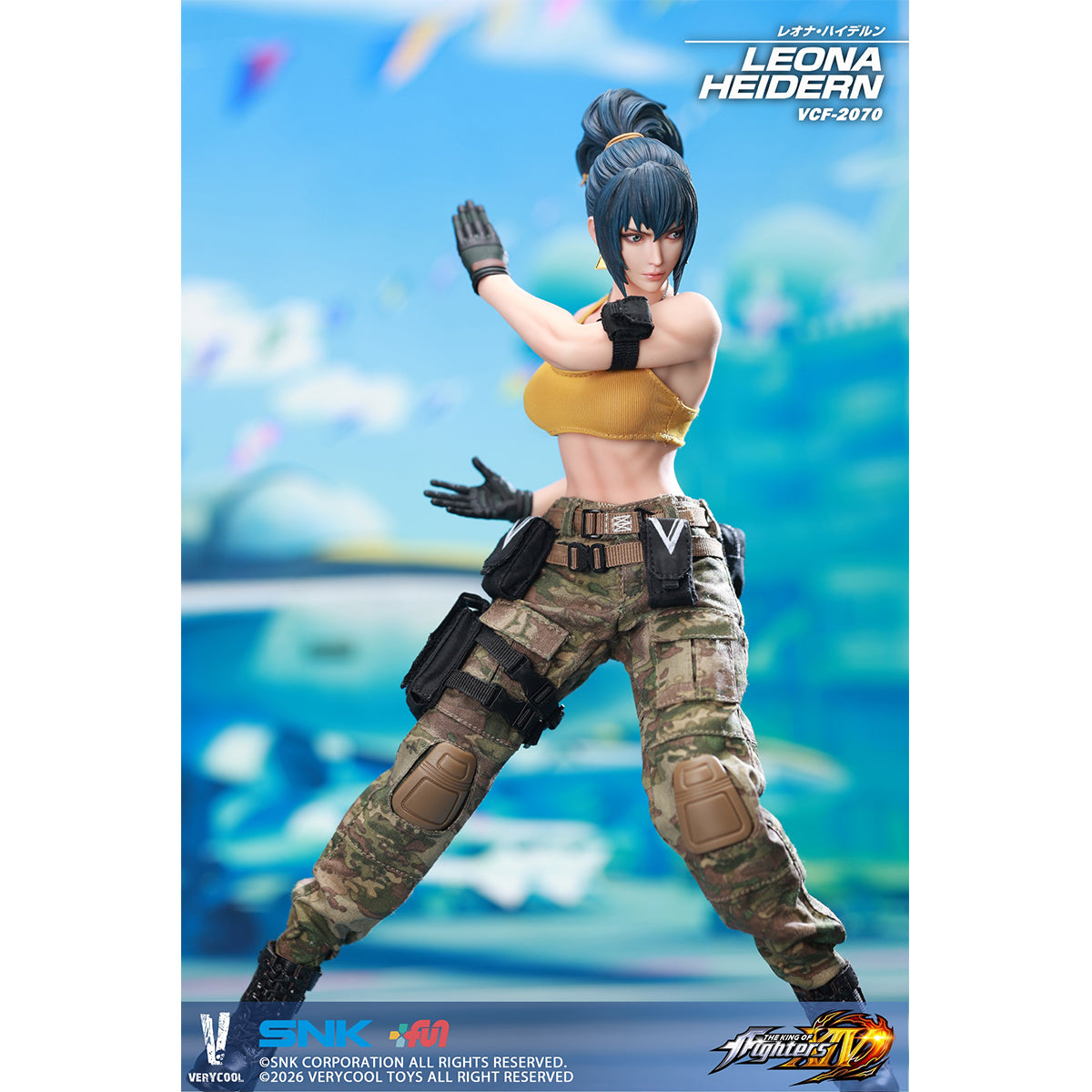 HiPlay VERYCOOL 1/6 THE KING OF FIGHTERS XIV レオナ・ハイデルン SNK VCF-2070 可動フィギュア 塗装済み 完成品 アクションフィギュア