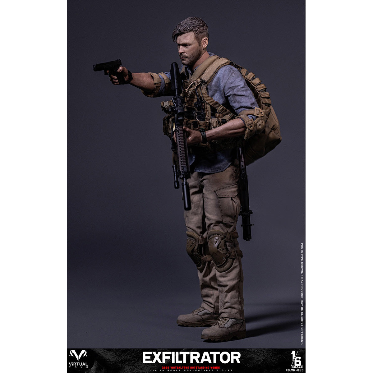 HiPlay VTSTOYS 1/6 孤高の傭兵 フロントライン マーセナリー NO.VM060 可動フィギュア 塗装済み 完成品 アクションフィギュア