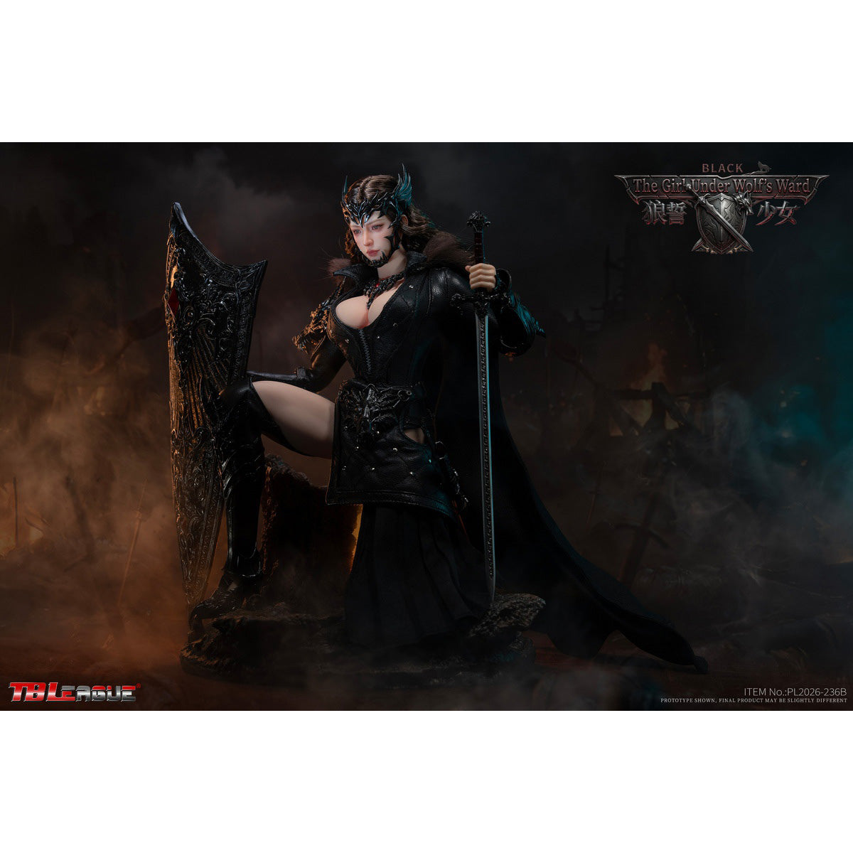 HiPlay TBLeague 1/6 ザ・ガール・アンダー・ウルフズ・ウォード 可動フィギュア 塗装済み 完成品 アクションフィギュア