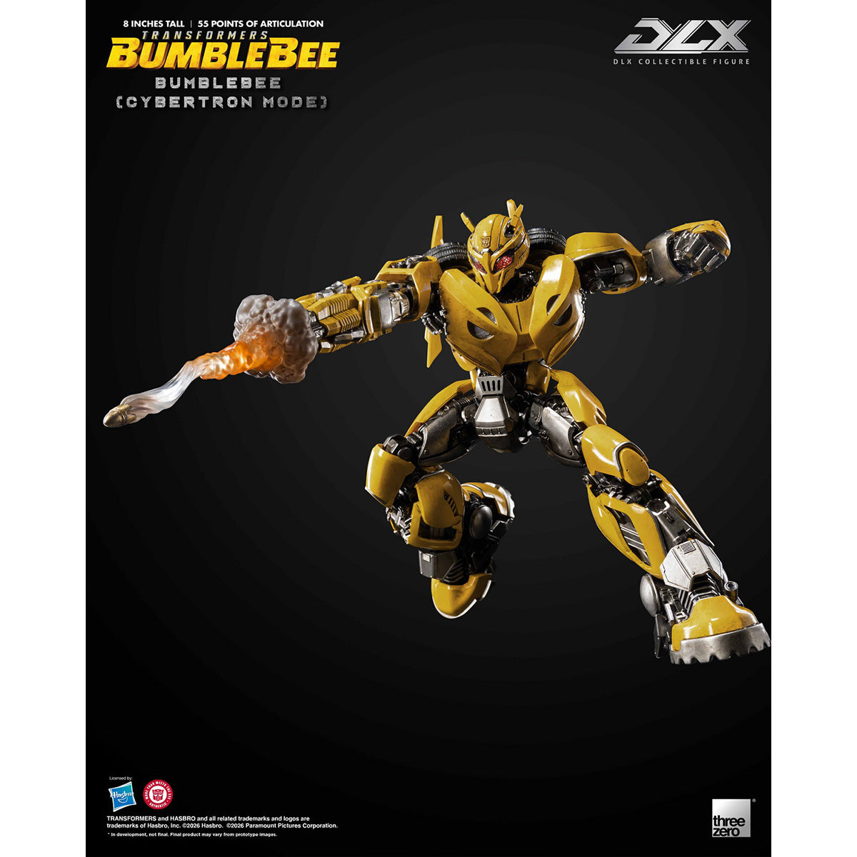 Threezero トランスフォーマー/バンブルビー DLX バンブルビー (サイバトロンモード) 3Z10490W0 可動フィギュア 塗装済み 完成品