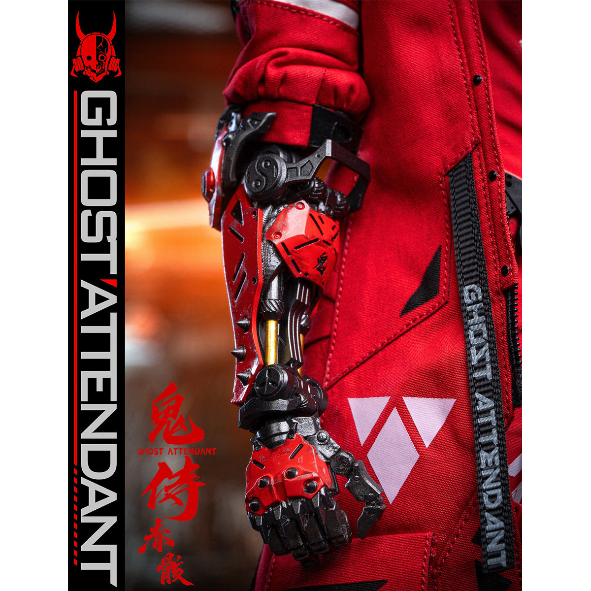 HiPlay POPCOSTUME 1/6 鬼侍シリーズ 緋刃修羅 赤骸 GS-002 可動フィギュア 塗装済み 完成品 アクションフィギュア
