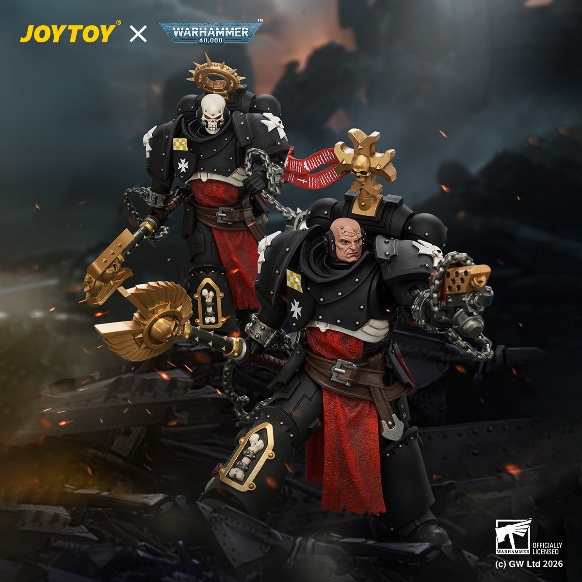 JOYTOY 1/18 ブラック・テンプラー ジャッジシアー2（メイス・オブ・ジャスティス＆アブソルヴァー・ボルトピストル装備） JT04872