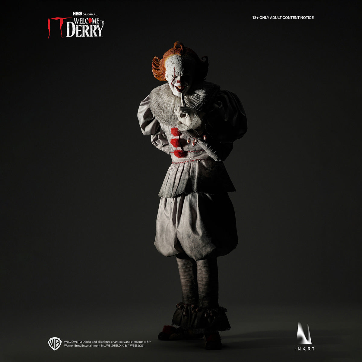 INART 1/6 『IT／イット Welcome to Derry』シーズン1 ペニーワイズ アクションフィギュア Ag A039 キャラクター