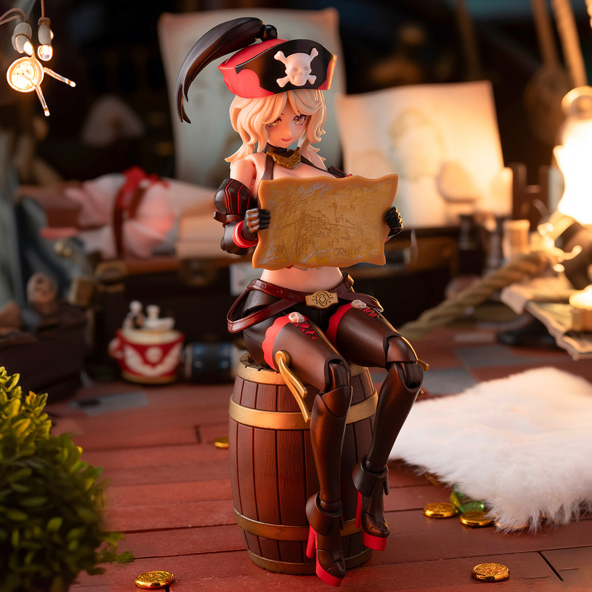 HiPlay BORDER ボーダー模型 BA003 パイレーツ・アン女王 美少女 色分け済みプラモデル 組み立てキット
