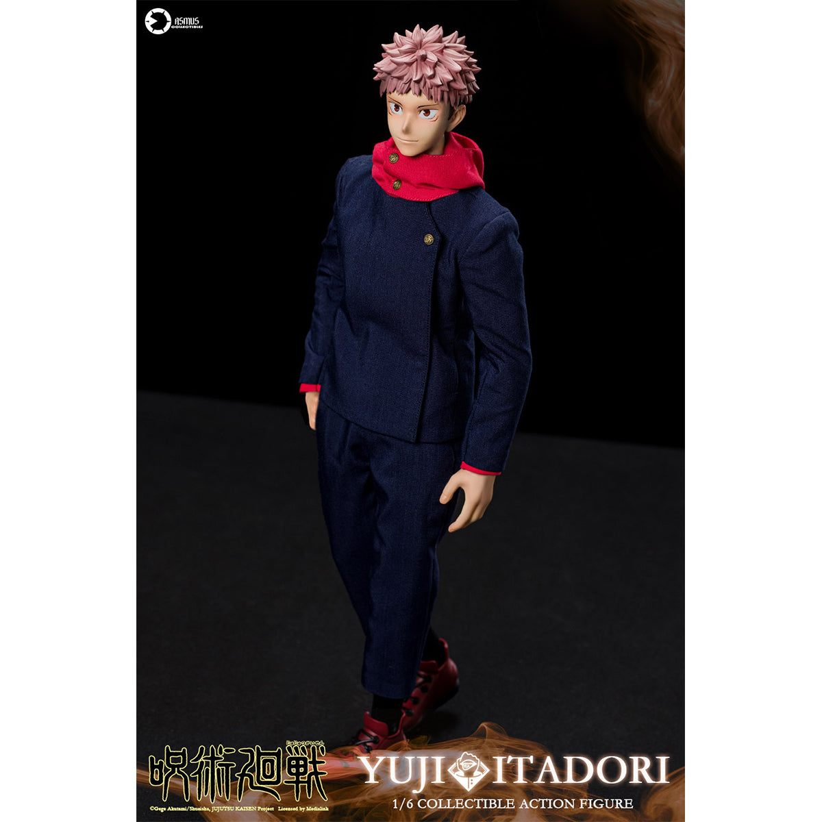 HiPlay Asmus toys 1/6 呪術廻戦 虎杖悠仁 再販版 JJKS02A 可動フィギュア 塗装済み 完成品 アクションフィギュア