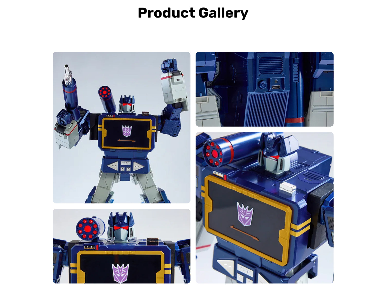 Robosen フラッグシップシリーズ トランスフォーマー G1 サウンドウェーブ SBG1 英語版