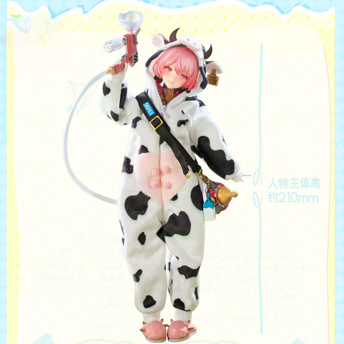 HiPlay Eiifox × BearPanda 1/8 デアリー カウ MoMo 可動フィギュア 塗装済み 完成品 美少女