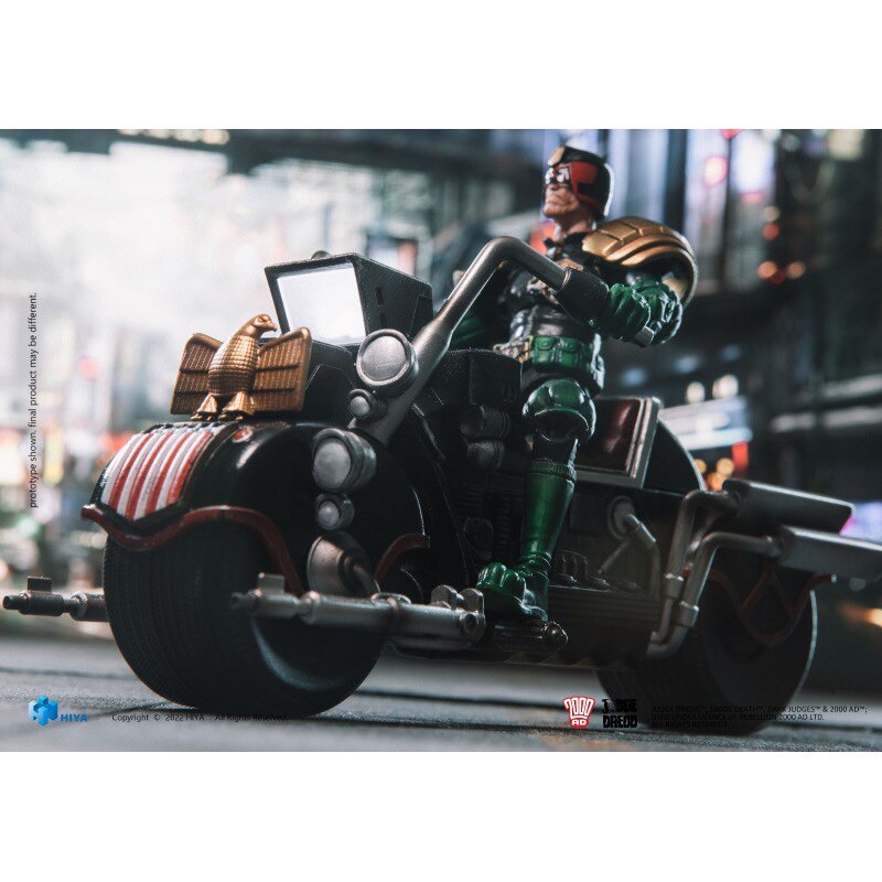 HIYATOYS 1/18 ジャッジ・ドレッド ジャッジ・ドレッド＆バイク セット キャラクター