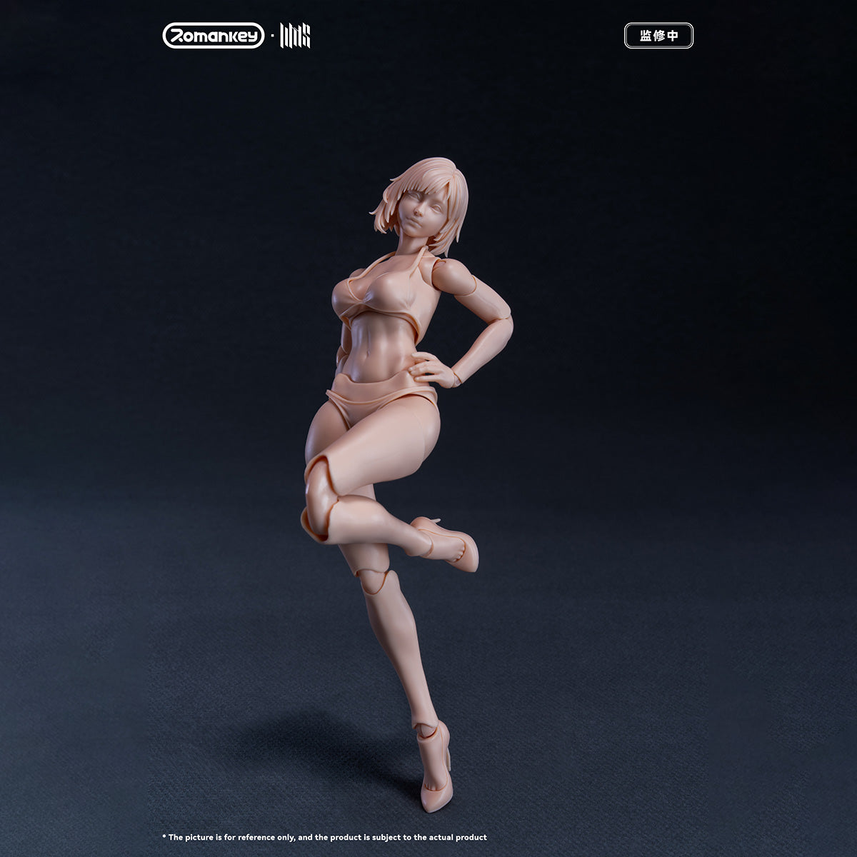 HiPlay Romankey 1/12 女性 素体 ミア 未塗装版 UMS004 関節素体 ボディ フィギュア 超可動