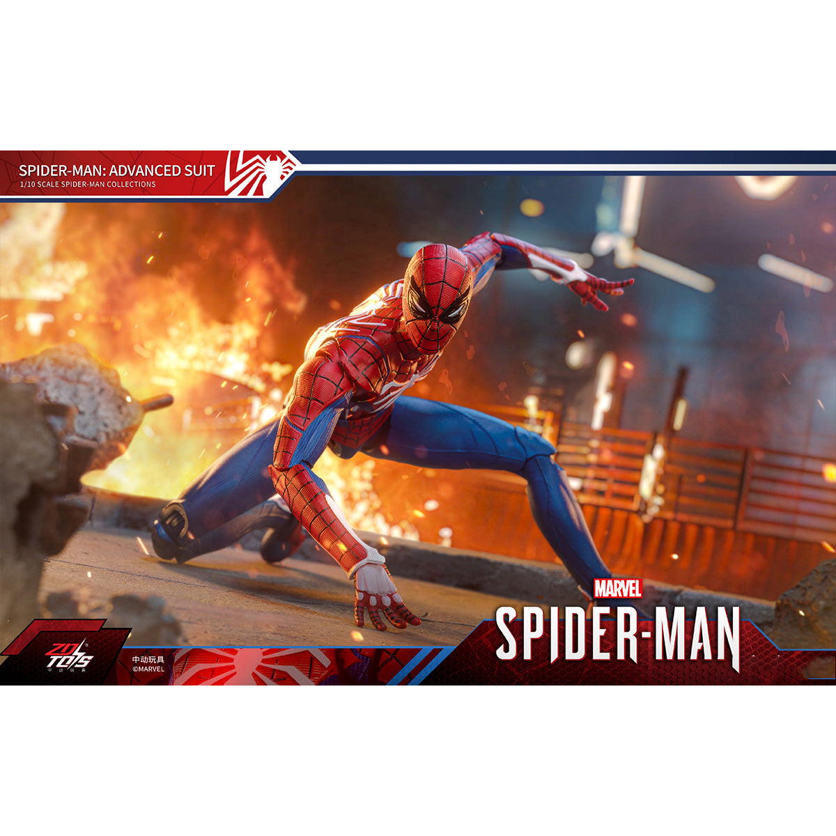 ZDTOYS 1/10 スパイダーマン 1950