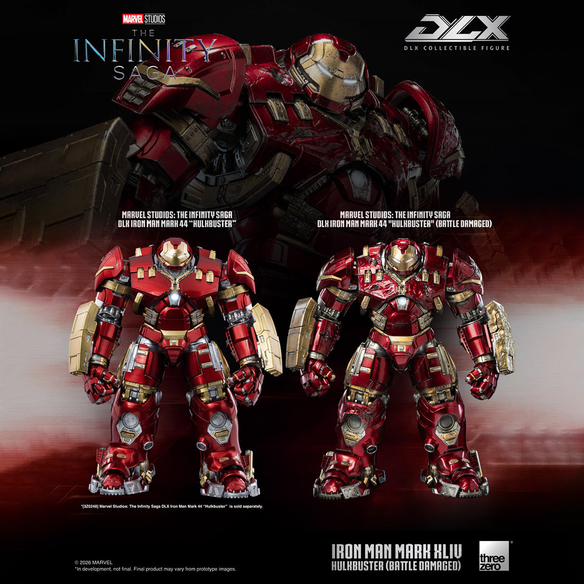 Threezero DLX アイアンマン・マーク44 ハルクバスター（バトルダメージ版） 3Z09190C0