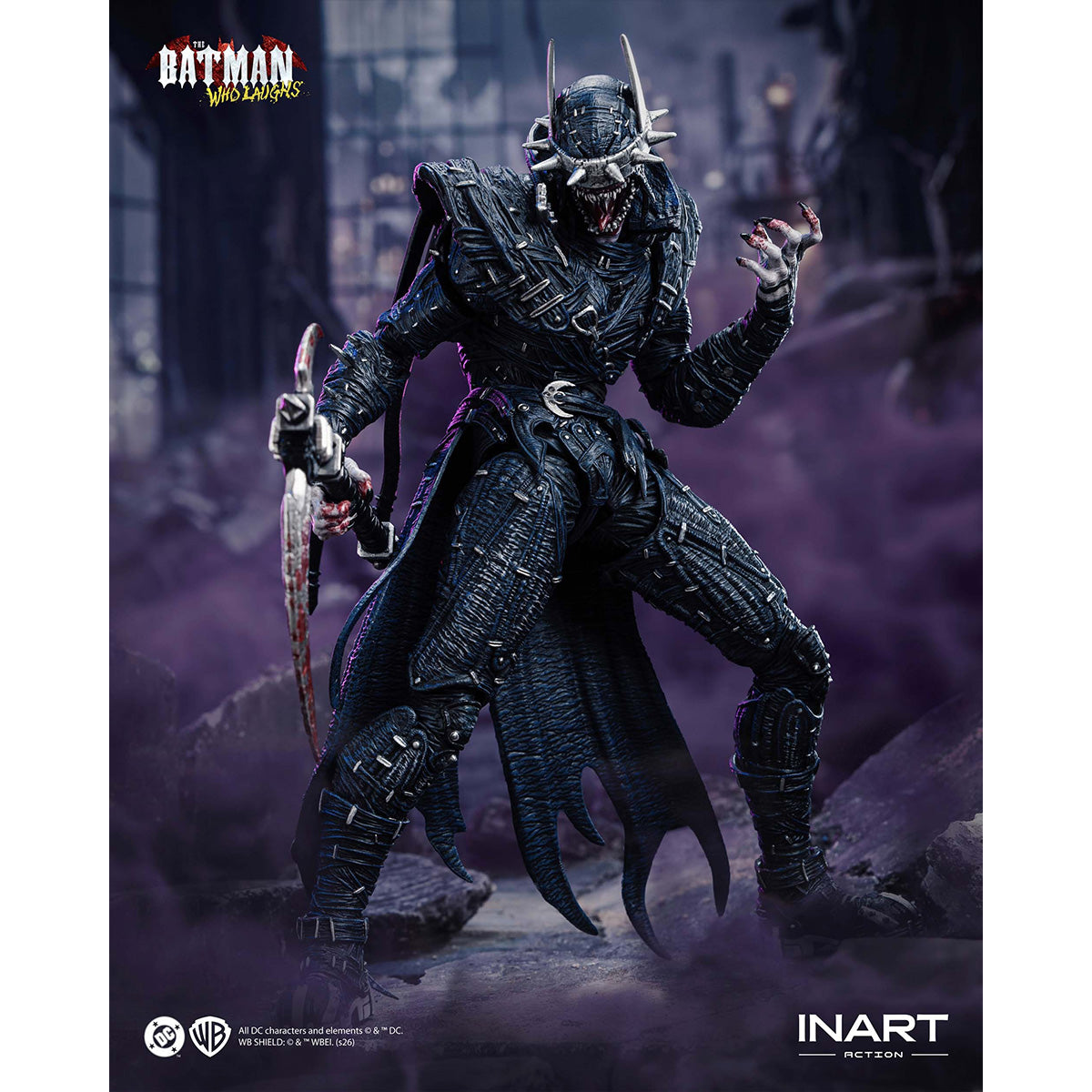 HiPlay INART ダークナイツ：メタル バットマン・フー・ラフズ MAG C0002 可動フィギュア 塗装済み 完成品 アクションフィギュア