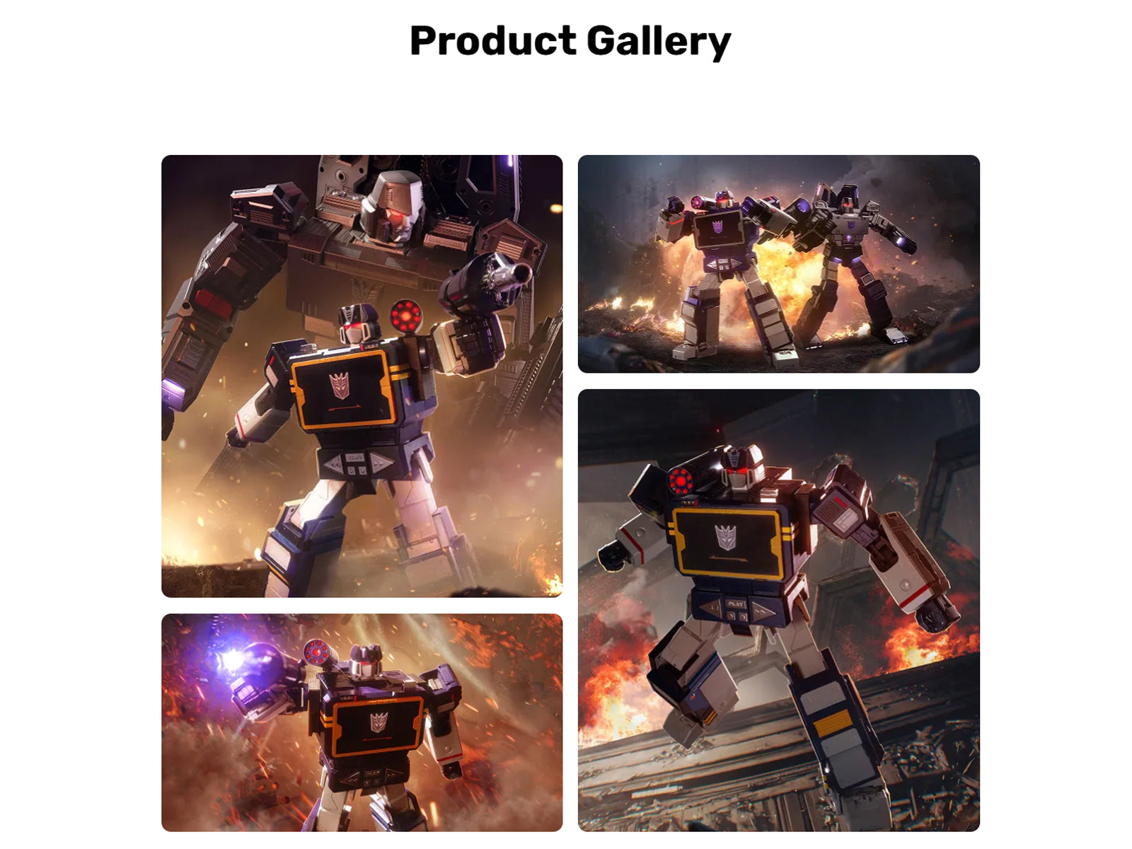 Robosen フラッグシップシリーズ トランスフォーマー G1 サウンドウェーブ SBG1 英語版