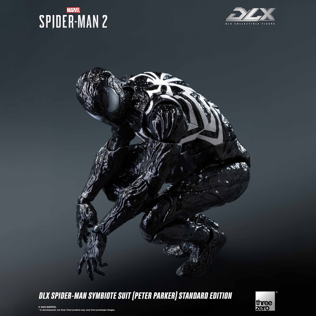 Threezero Marvel's Spider-Man 2 DLX スパイダーマン（シンビオート・スーツ） ピーター・パーカー 通常版 3Z09660C0