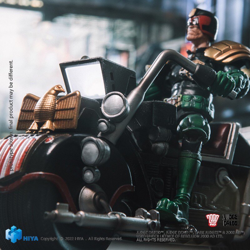 HIYATOYS 1/18 ジャッジ・ドレッド ジャッジ・ドレッド＆バイク セット キャラクター