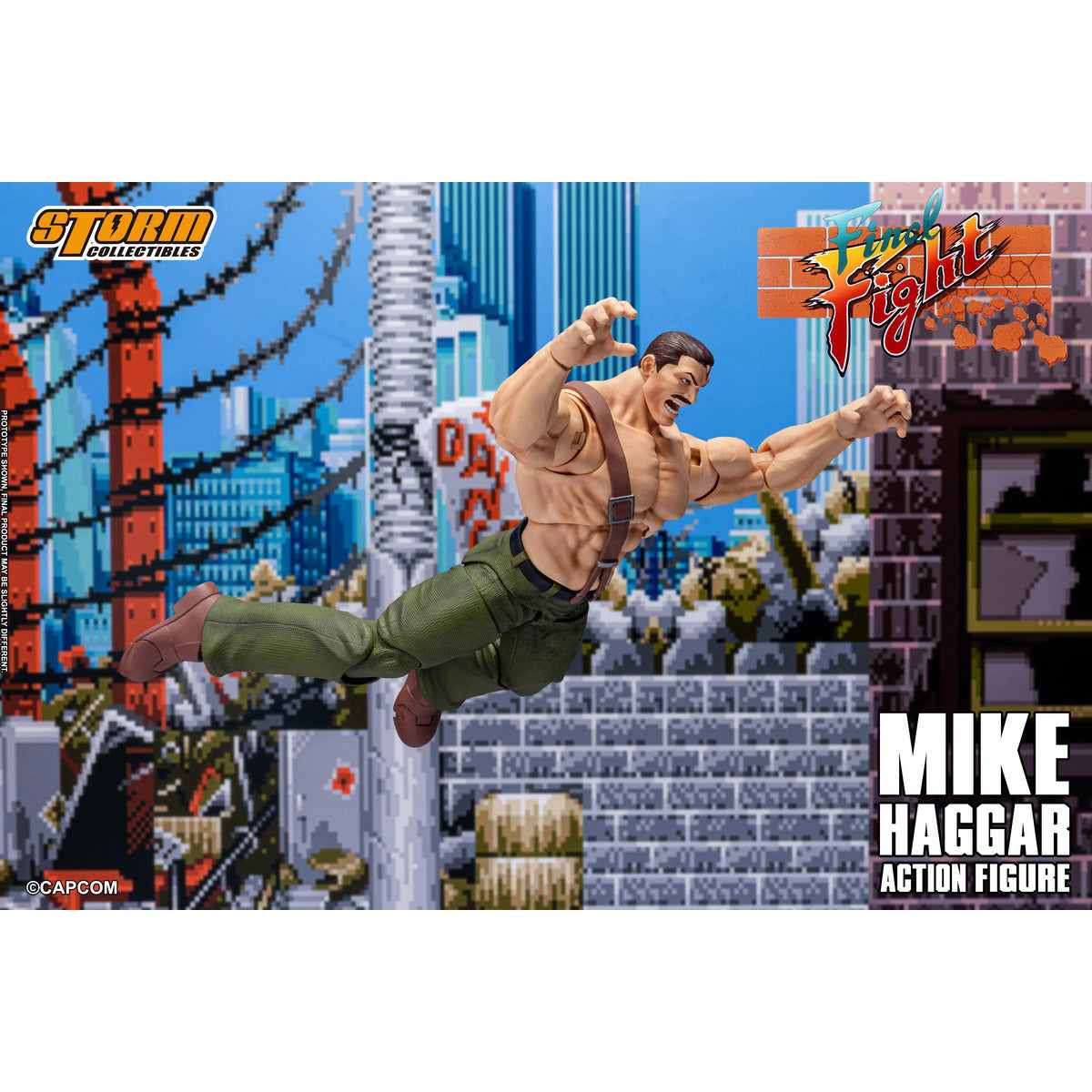 HiPlay Storm Collectibles ファイナルファイト マイク・ハガー CAFF01 アクションフィギュア 可動フィギュア 塗装済み 完成品