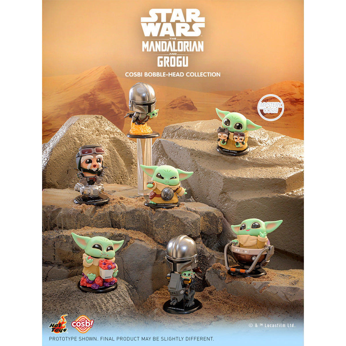 HiPlay Hot Toys 『マンダロリアン＆グローグー』 COSBI ミニフィギュア CBX34816 ブラインドボックス