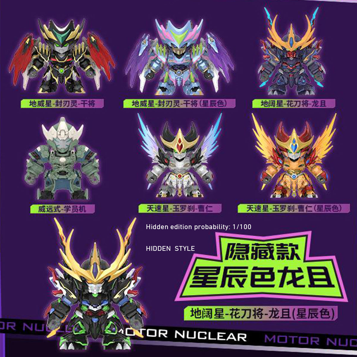 HiPlay 摩動核 ソフビメカブラインドボックス 第二弾 MNM-XH-B ブラインドボックス