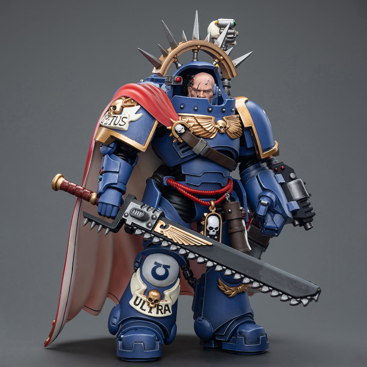 HiPlay JOYTOY Warhammer 40,000 1/18 ウルトラマリーンズ グラヴィスアーマー装着キャプテン JT7745 可動フィギュア 塗装済み 完成品