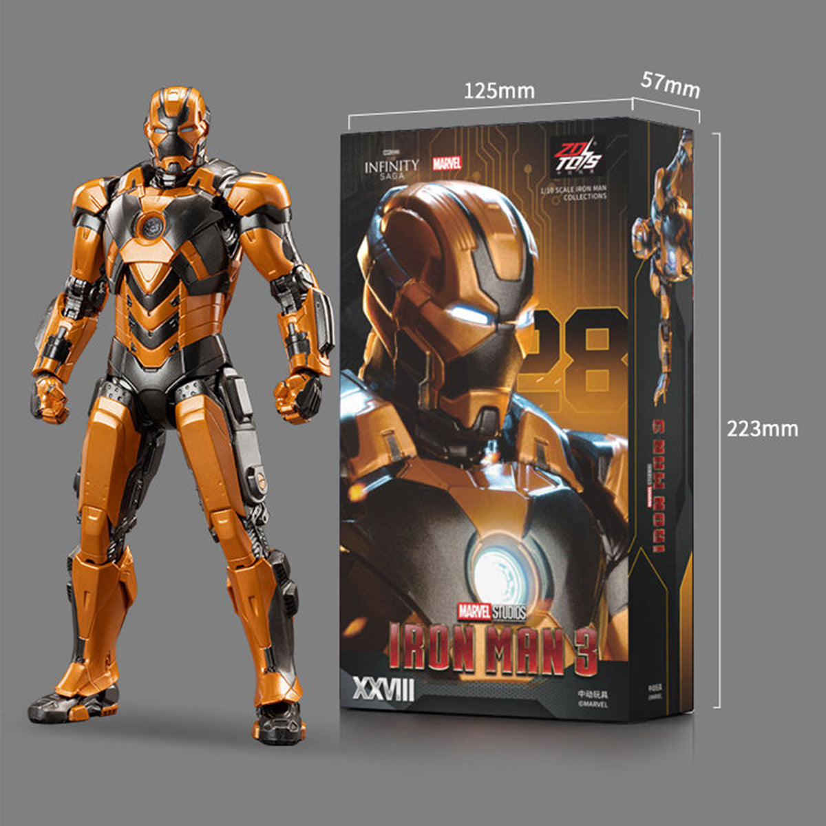 ZDTOYS 1/10 アイアンマン 非発光版 1906