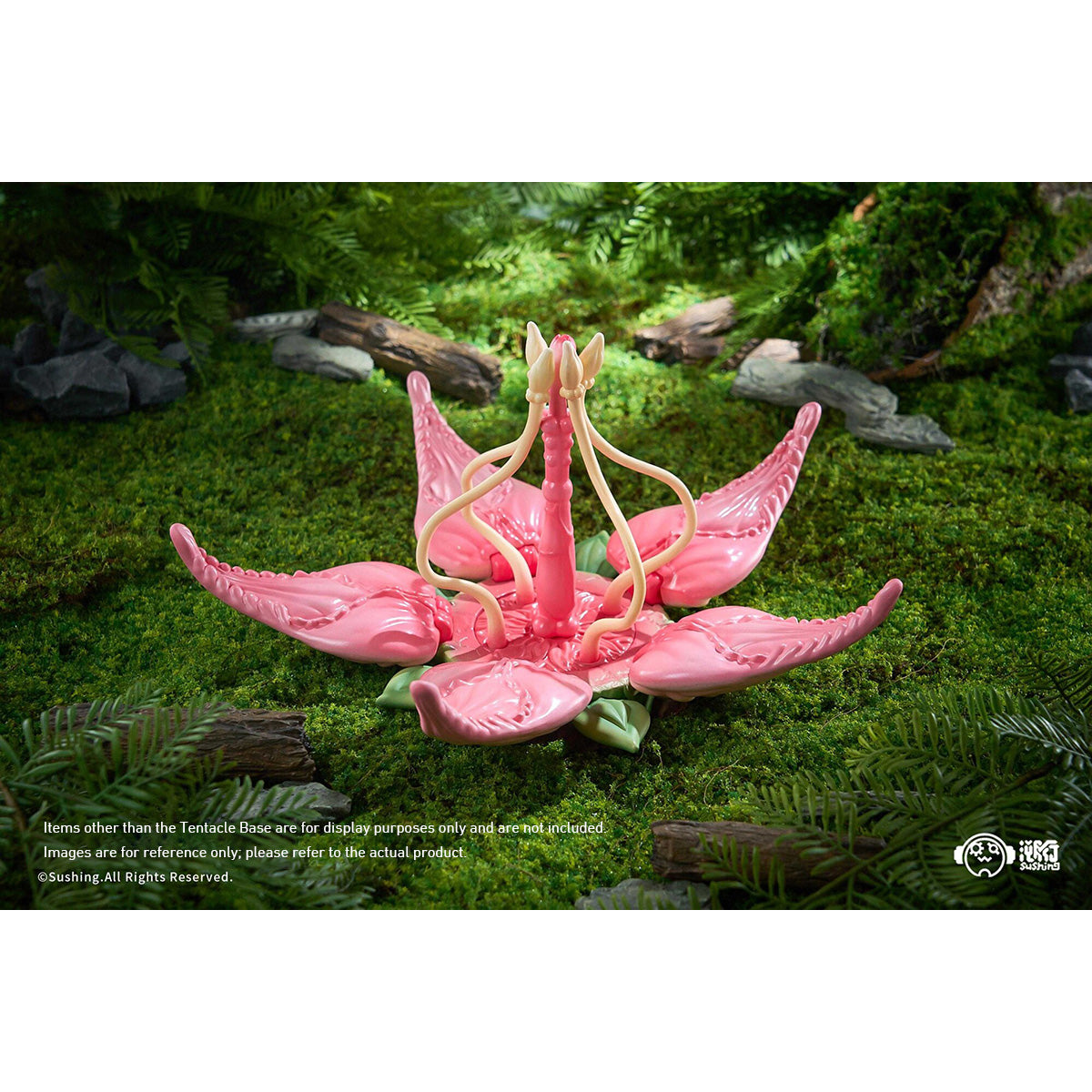 HiPlay 溯行 Sushing UBC-087 植物系 フィギュア用 地台 スタンド ディスプレイ ベース　塗装済み 完成品
