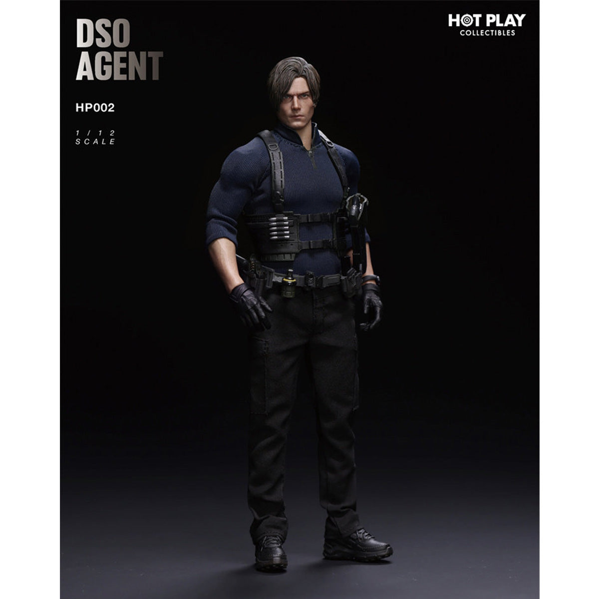 HiPlay HOT PLAY 1/12スケール 『バイオハザード』 レオン DSOエージェント HP002 可動フィギュア 塗装済み 完成品 アクションフィギュア