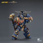 JOYTOY 1/18 ゲーム版 ウルトラマリーン アサルト・インターセッサー ジャンプパック、サンダーハンマー、ネオ・ヴォルカイト・ピストル装備 JT04421 可動フィギュア 塗装済み 完成品