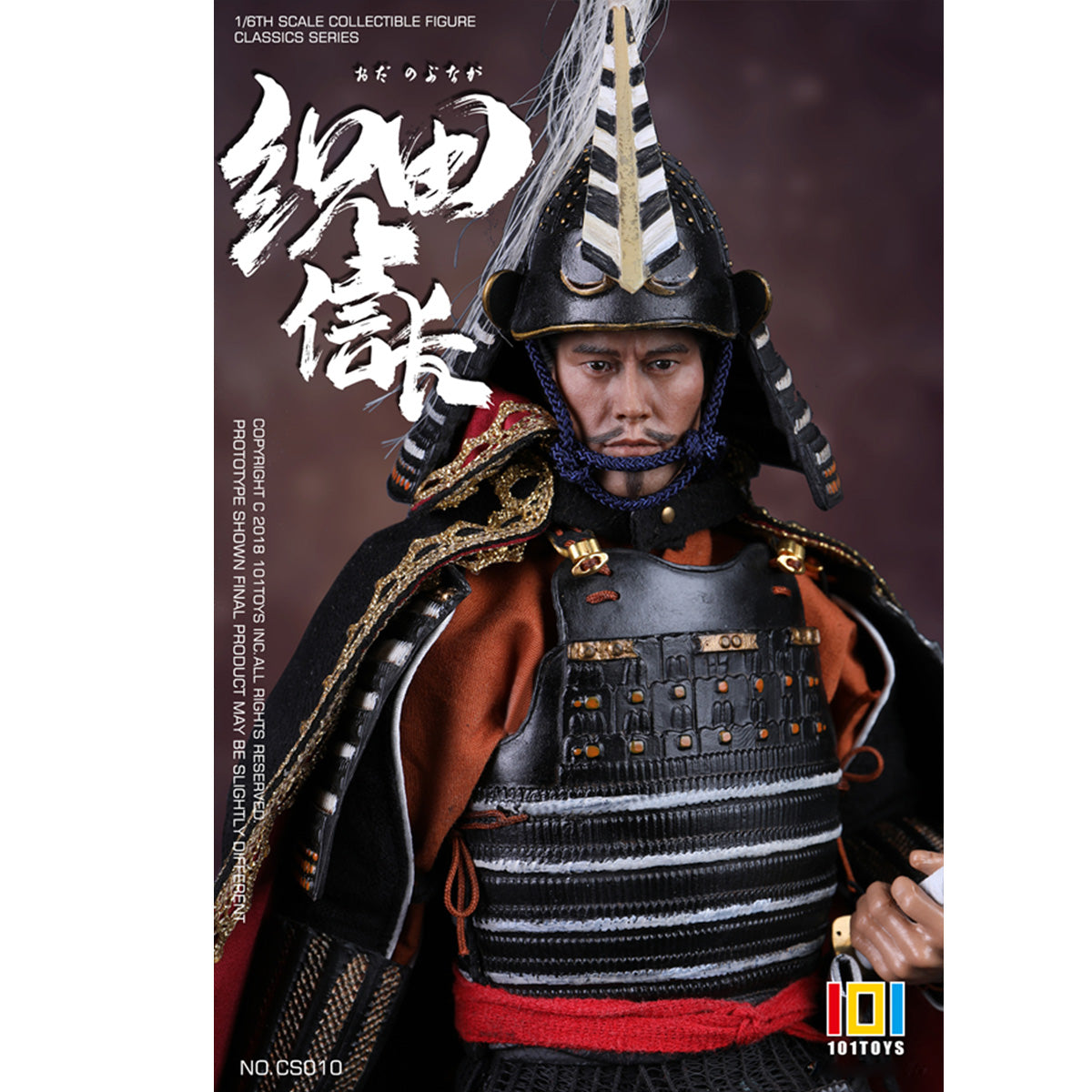 HiPlay 101TOYS 1/6 クラシックシリーズ 戦国武将 織田信長 & 蜻蛉水牛黒糸威具足 可動フィギュア 塗装済み 完成品 アクションフィギュア