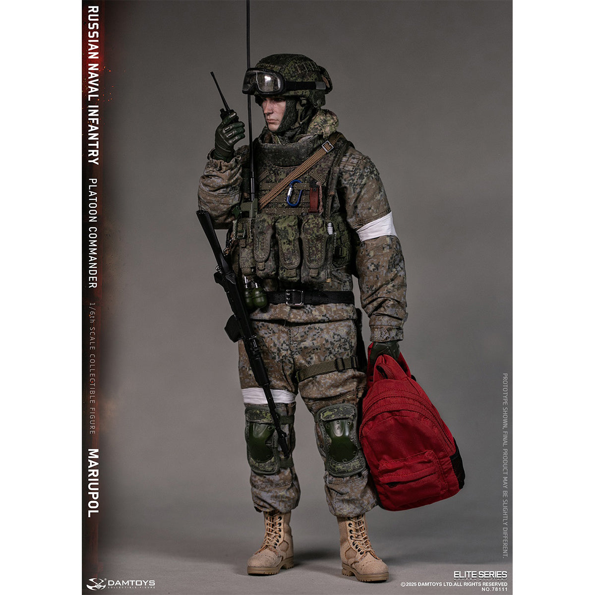 DAMTOYS 1/6 ロシア連邦海軍歩兵 指揮官 マリウポリ NO.78111