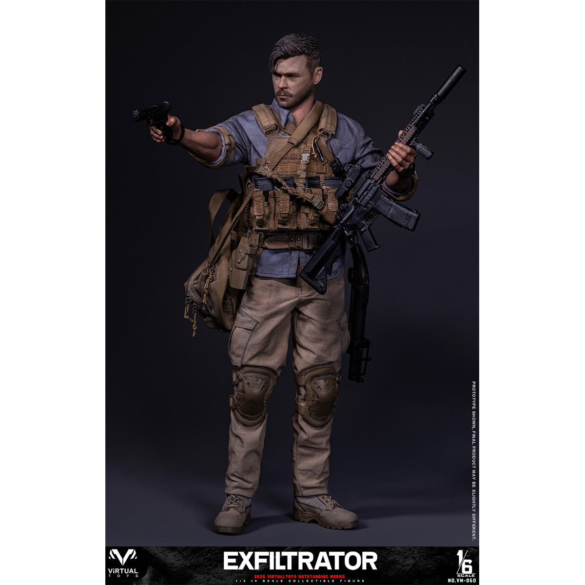 HiPlay VTSTOYS 1/6 孤高の傭兵 フロントライン マーセナリー NO.VM060 可動フィギュア 塗装済み 完成品 アクションフィギュア