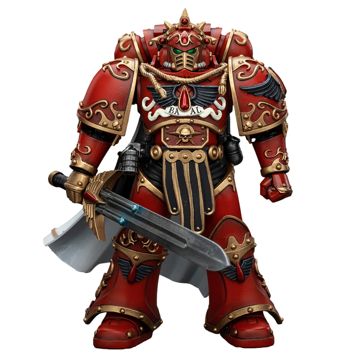 HiPlay JOYTOY Warhammer The Horus Heresy ブラッドエンジェルス・リージョン・プレトール（パラゴンブレード装備）JT00225  1/18 可動フィギュア 塗装済み 完成品 PVC製