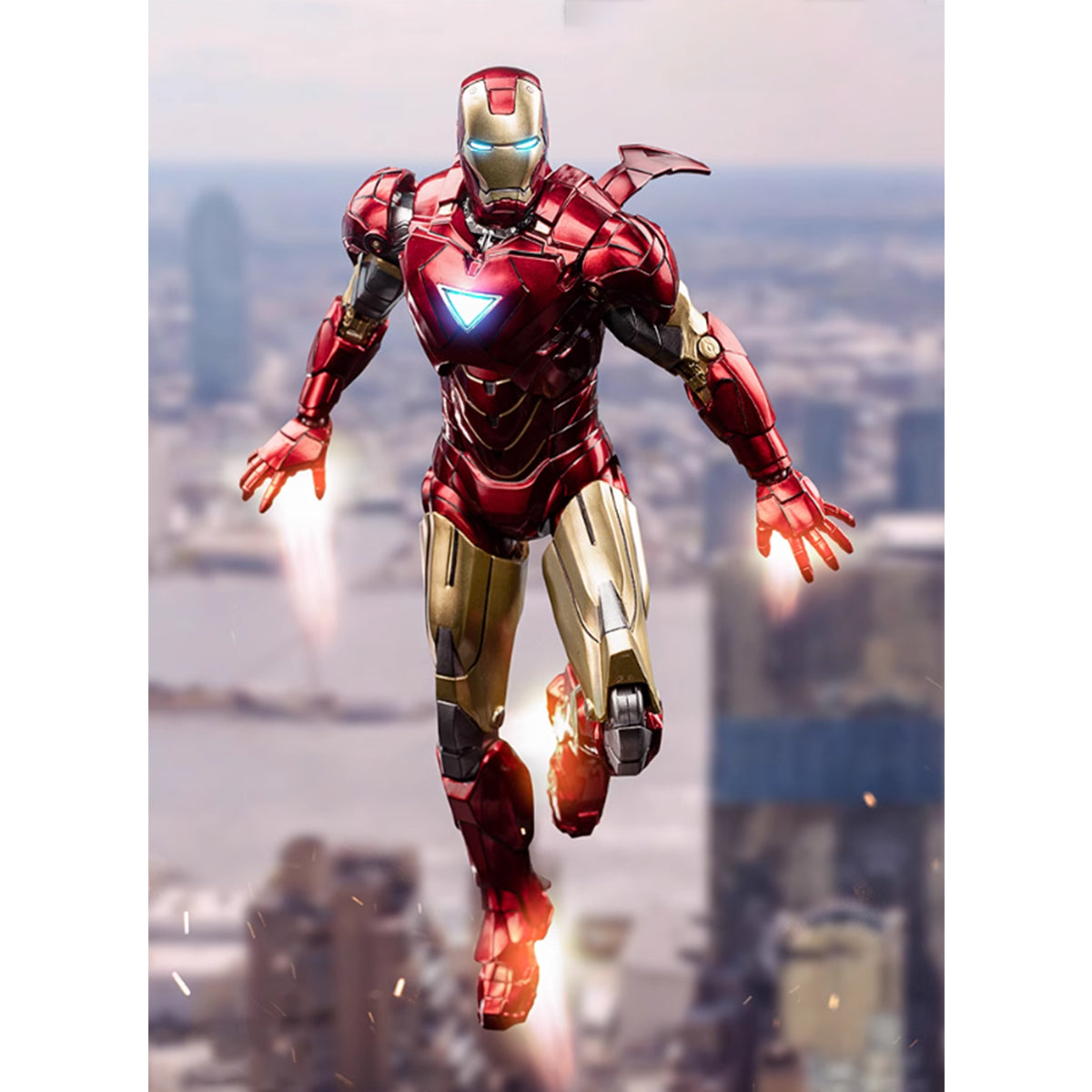 HiPlay 中動モデル ZDTOYS 1/10 アイアンマン 可動 アクション フィギュア フルセット 可発光版