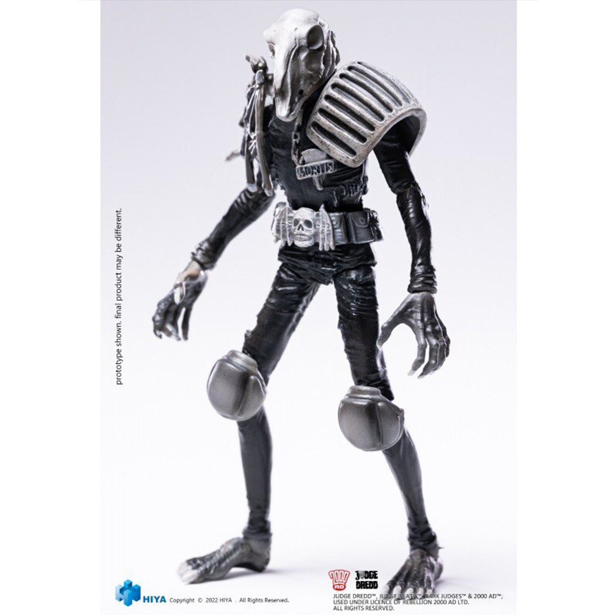 HIYA 1/18 ジャッジ・ドレッド ブラック＆ホワイト コミックカラー ジャッジ・モーティス キャラクター