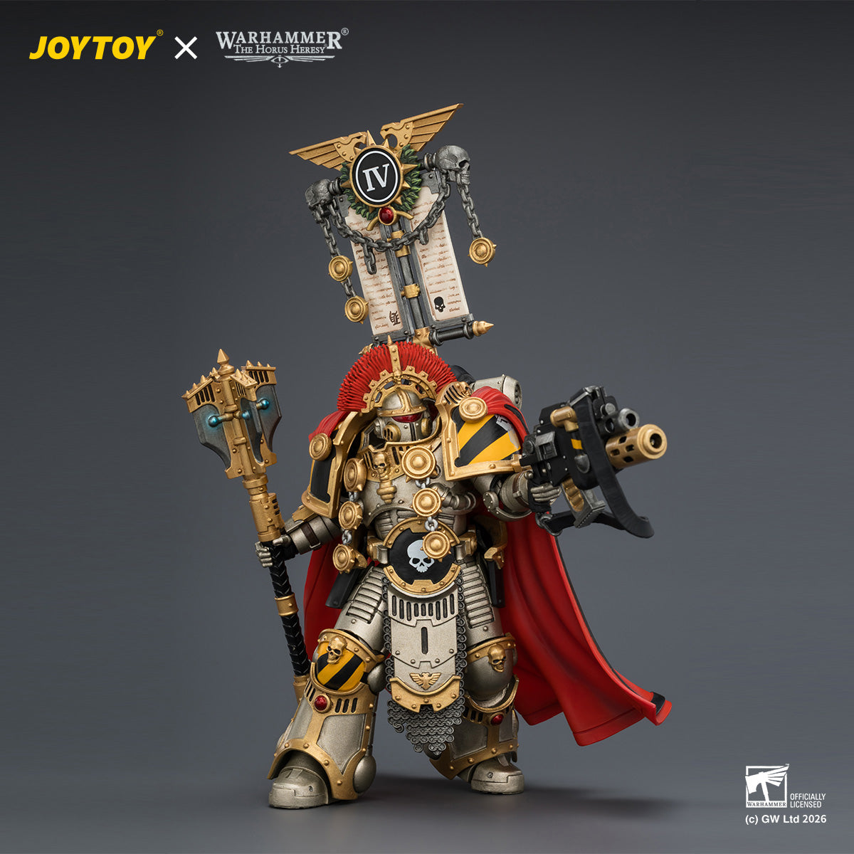 JOYTOY 1/18 アイアン・ウォリアー センチュリオン（ヘヴィ・パワーハンマー＆コンビ・メルタ装備） JT04391 可動フィギュア 塗装済み 完成品