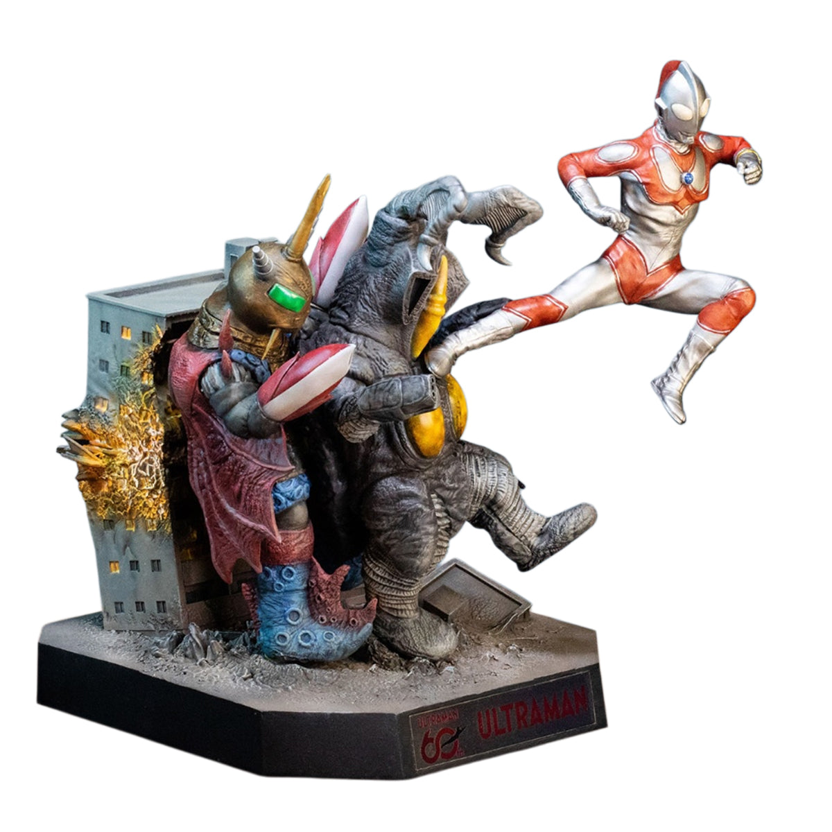 HiPlay Star Ace Toys 1/8 ウルトラマンジャック vs ゼットン二代目＆バット星人 バトルシーン ジオラマスタチュー ウルトラマン SA8067 塗装済み完成品フィギュア