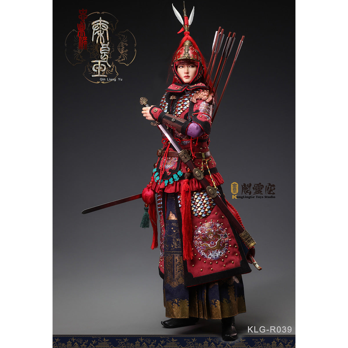 HiPlay 空霊閣 1/6  忠貞侯 秦良玉 KLG-R039 可動フィギュア 塗装済み 完成品 アクションフィギュア