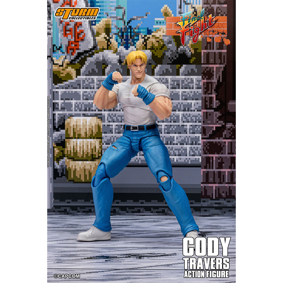 HiPlay Storm Collectibles クラシックアーケード 『ファイナルファイト』 コーディー・トラバース CAFF02 可動フィギュア 塗装済み 完成品 アクションフィギュア