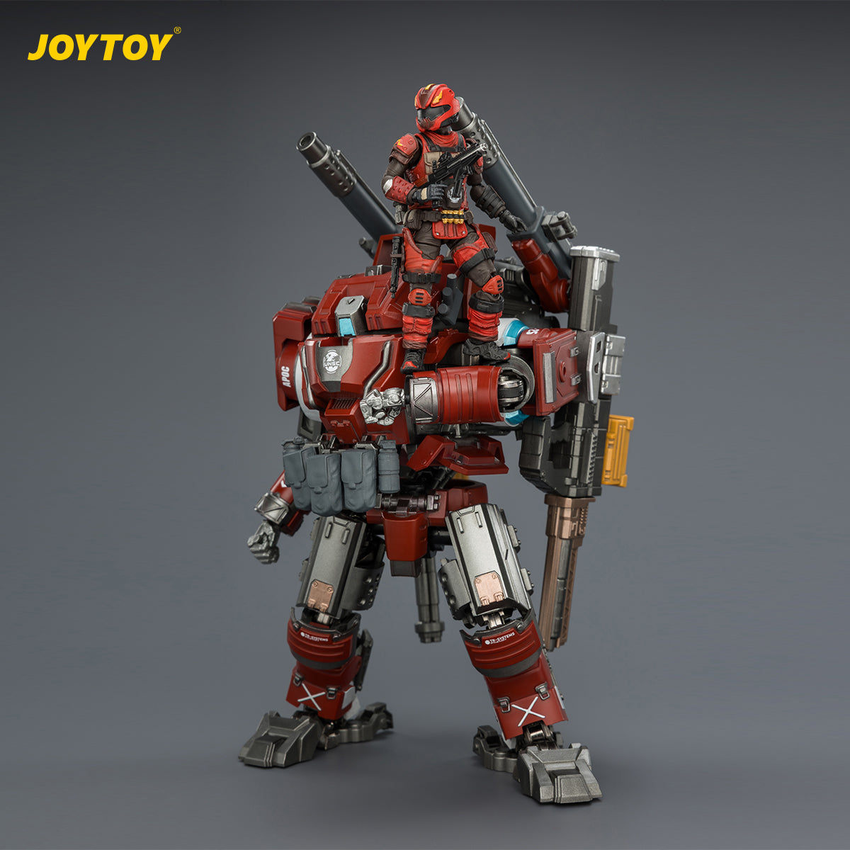 HiPlay JOYTOY 1/25 天啓シリーズ 鉄幕擎天 重火力強襲型メカ ＆ UNSC アサルター エリアス 可動フィギュア 塗装済み 完成品