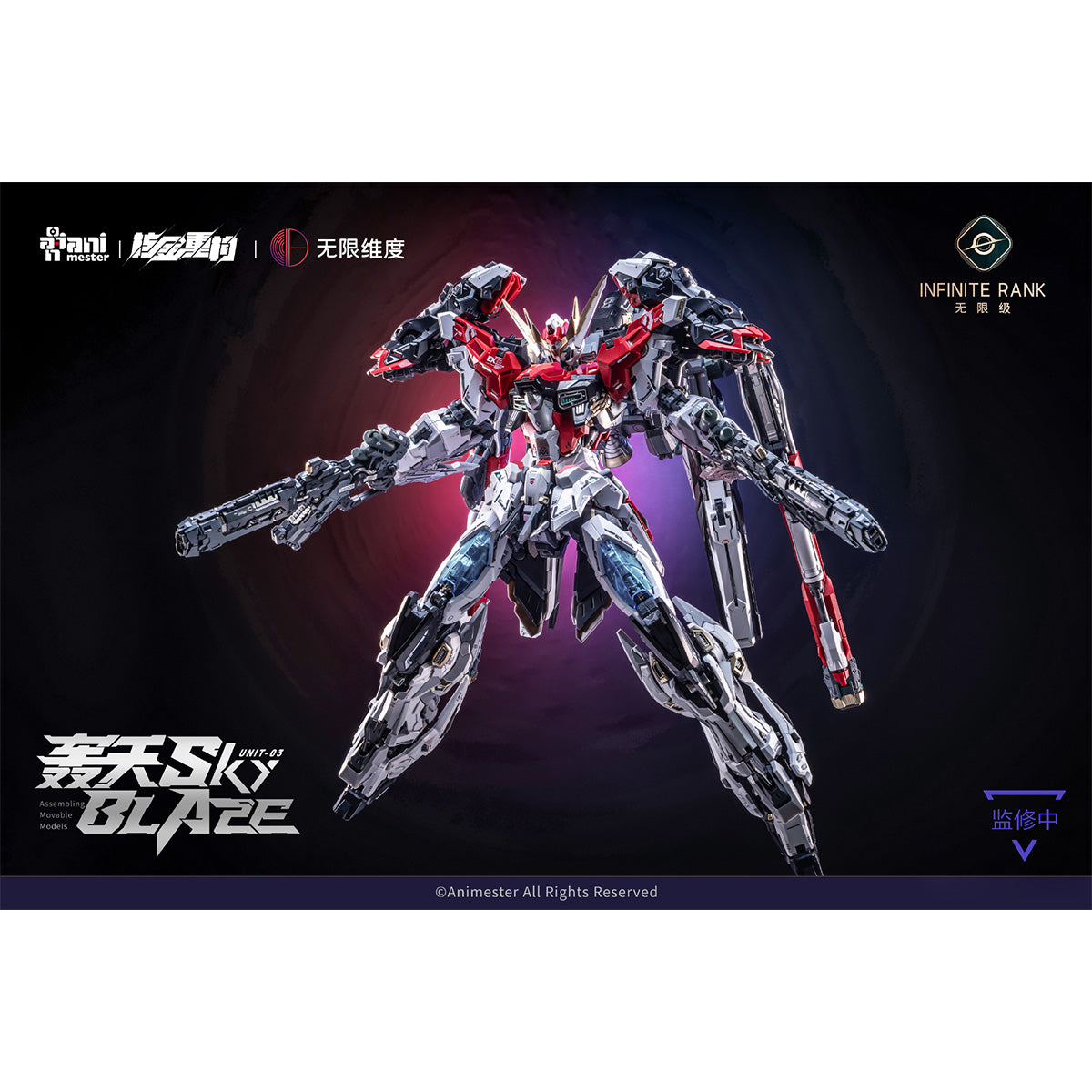 HiPlay Animester 1/72 03号機 轟天号 可動 プラモデル フルセット