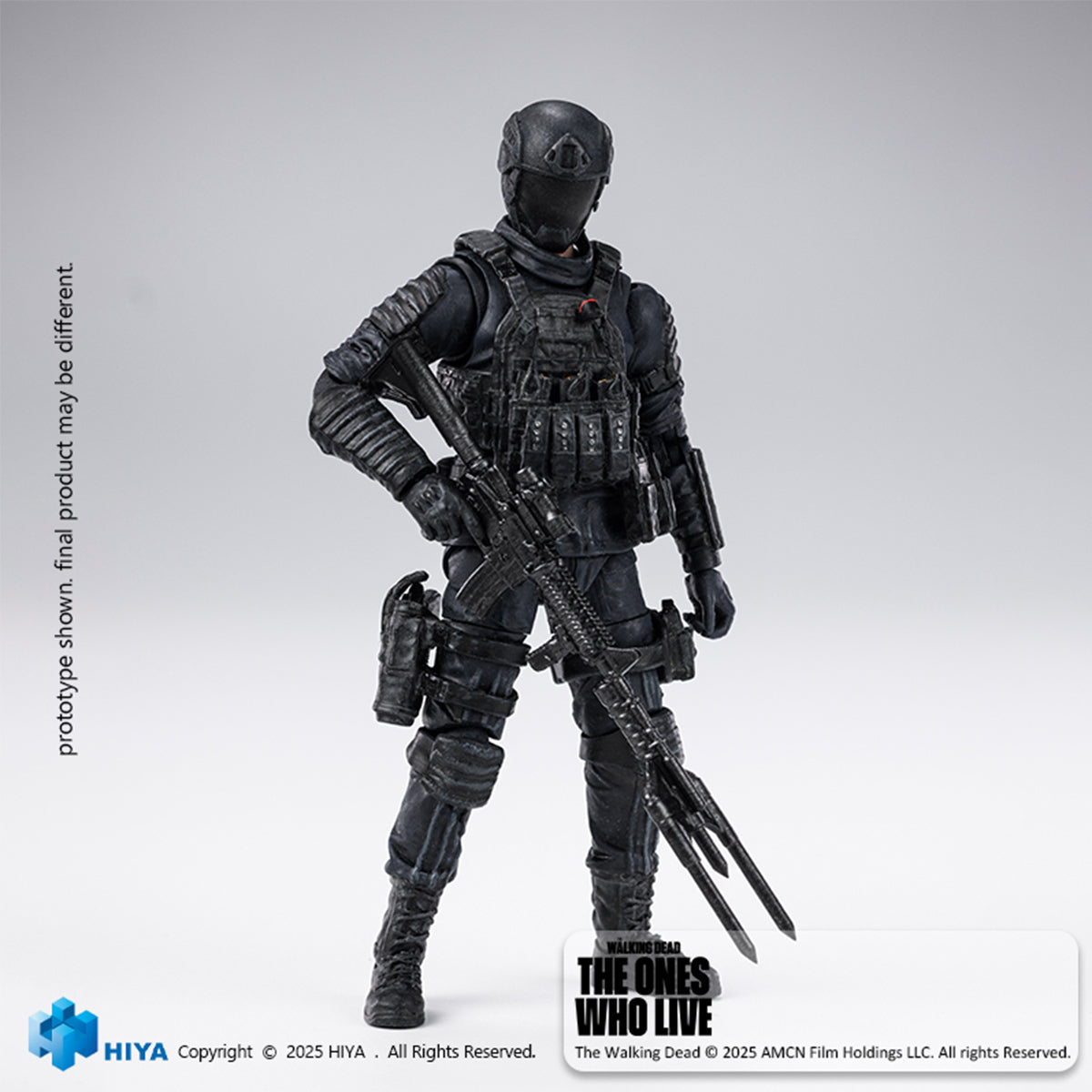 HIYA 1/18 ウォーキング・デッド サバイバー CRM兵士 EMW0435 アクションフィギュア 塗装済み 完成品