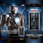 ZDTOYS 1/10 アイアンマン 格納庫 ホール・オブ・アーマー 2.0 セット MK31-MK40 1910-31-40
