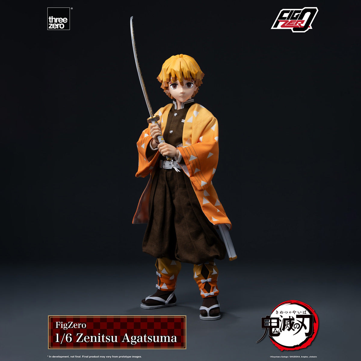 Threezero 1/6 『鬼滅の刃』 FigZero 我妻善逸 3Z06690W0 キャラクター